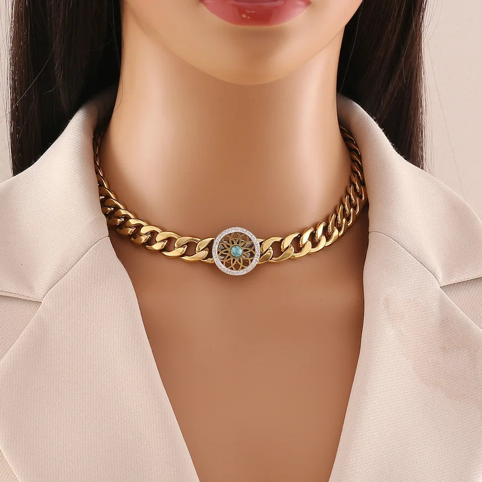 10437 Gold Plated Necklace