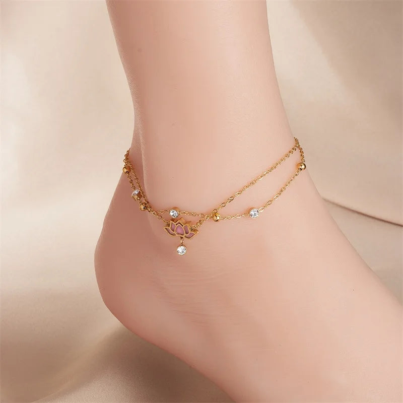 70168 Gold Plated Anklet