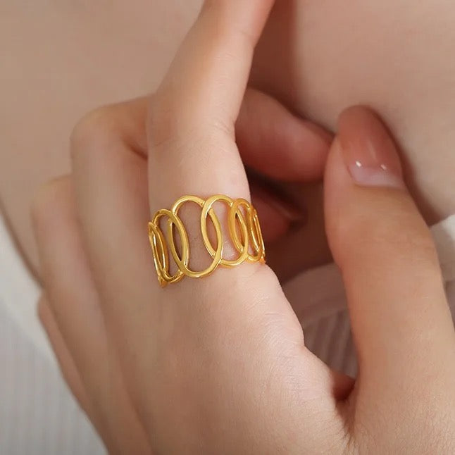 50153 Gold Plated Ring