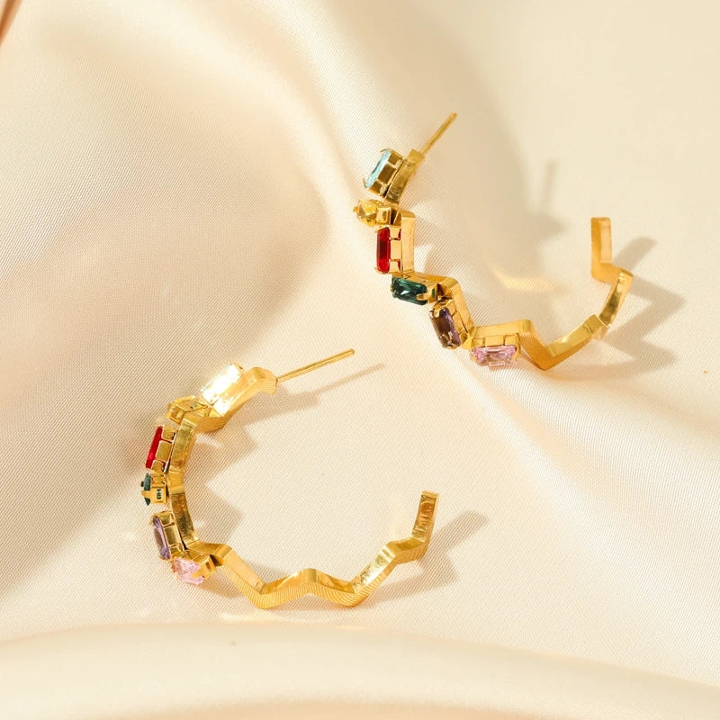 40196 Gold Plated Earrings