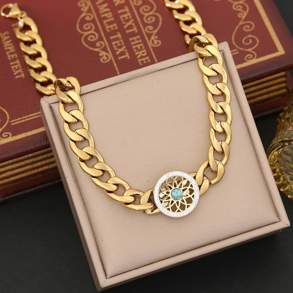 10437 Gold Plated Necklace