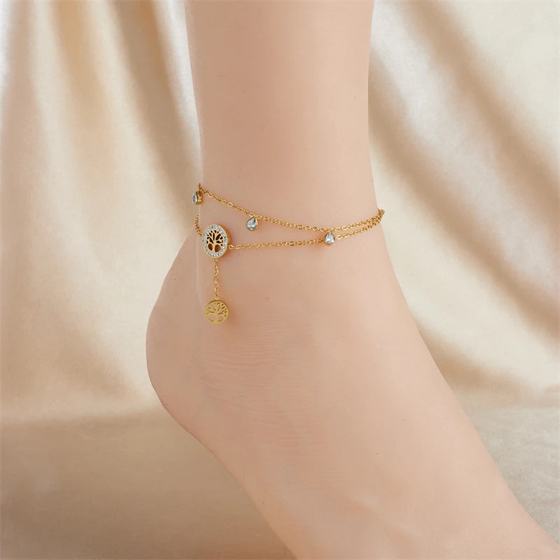 70110 Gold Plated Anklet