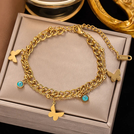 70126 Gold Plated Anklet