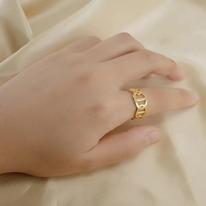 50131 Gold plated ring