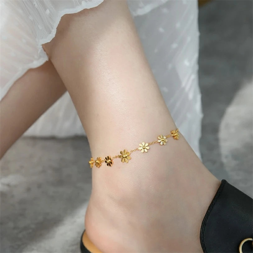 70146 Gold Plated Anklet