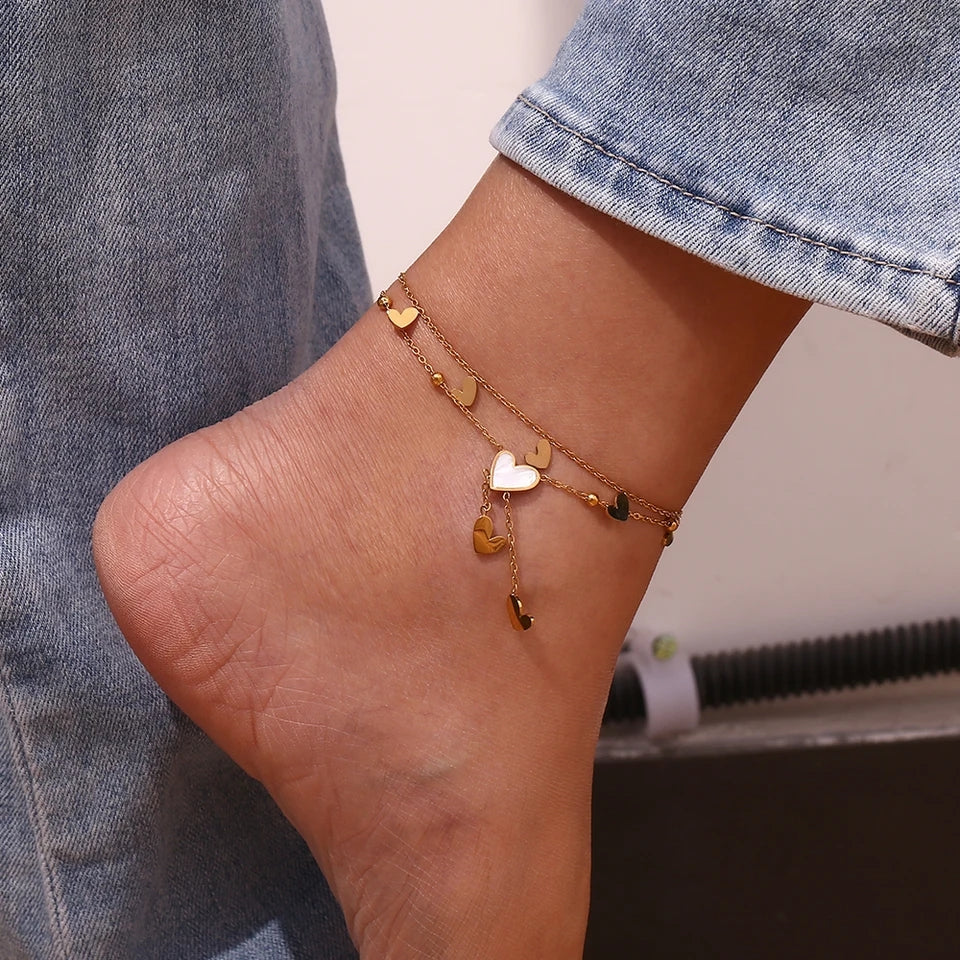 70128 Gold Plated Anklet