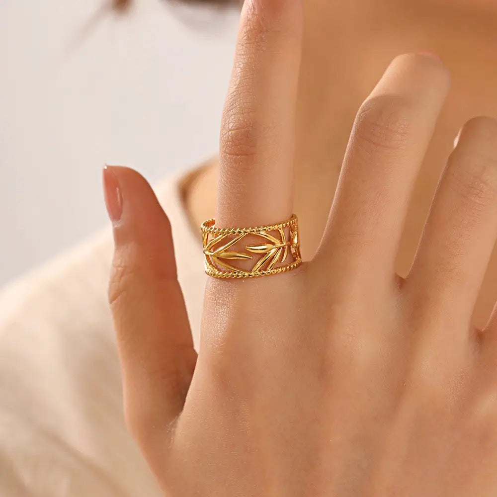 50193 Gold Plated Ring