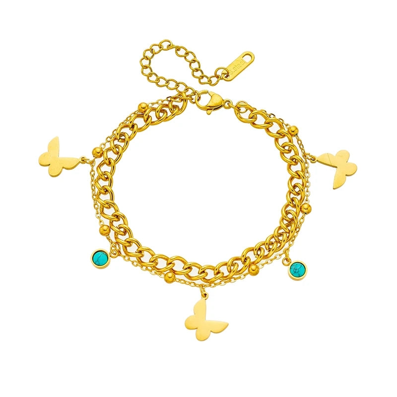 70126 Gold Plated Anklet