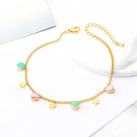 70038 Gold Plated anklet