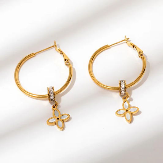 40113 Gold Plated Earrings