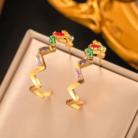 40196 Gold Plated Earrings