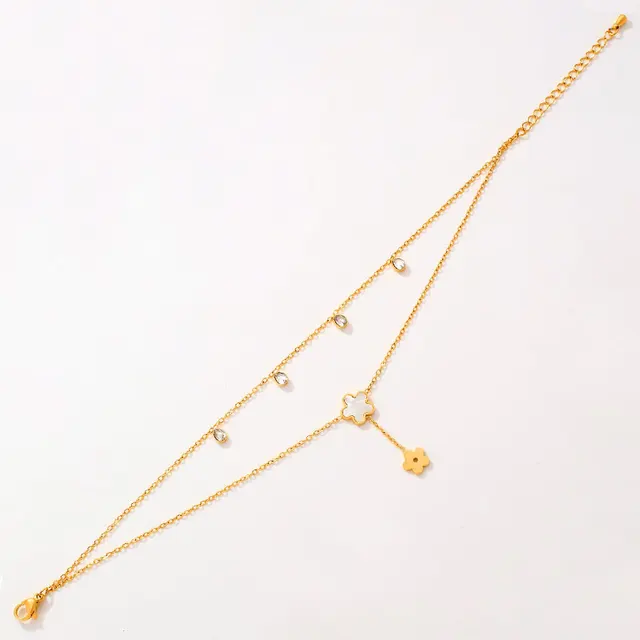 70111  Gold Plated Anklet