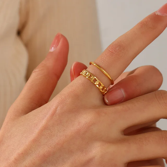 50186 Gold Plated Ring