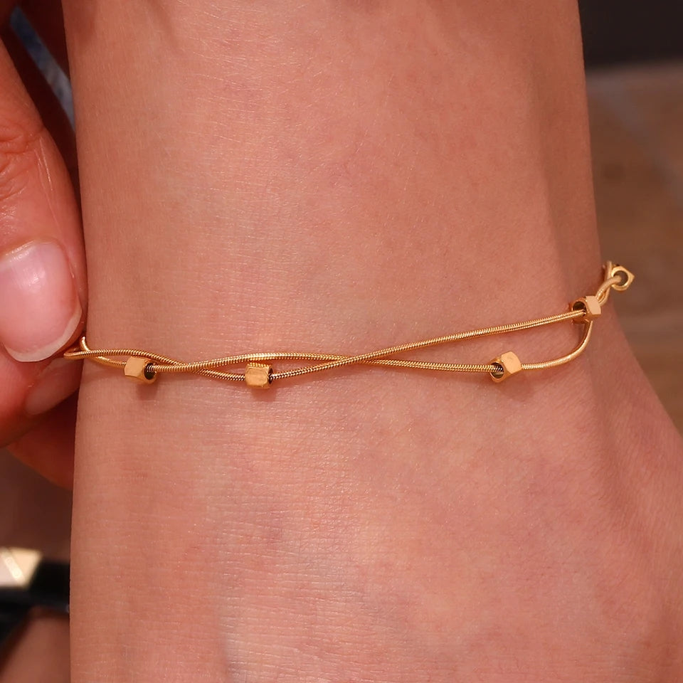 70081 Gold Plated Anklet