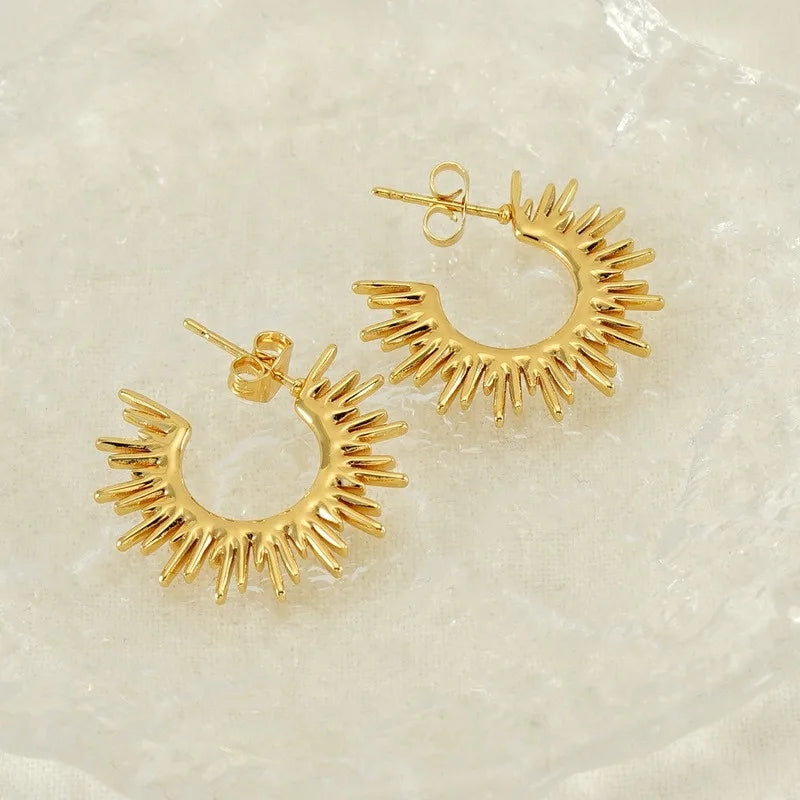 40248 gold plated Earrings