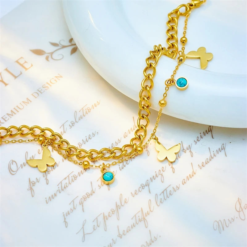 70126 Gold Plated Anklet