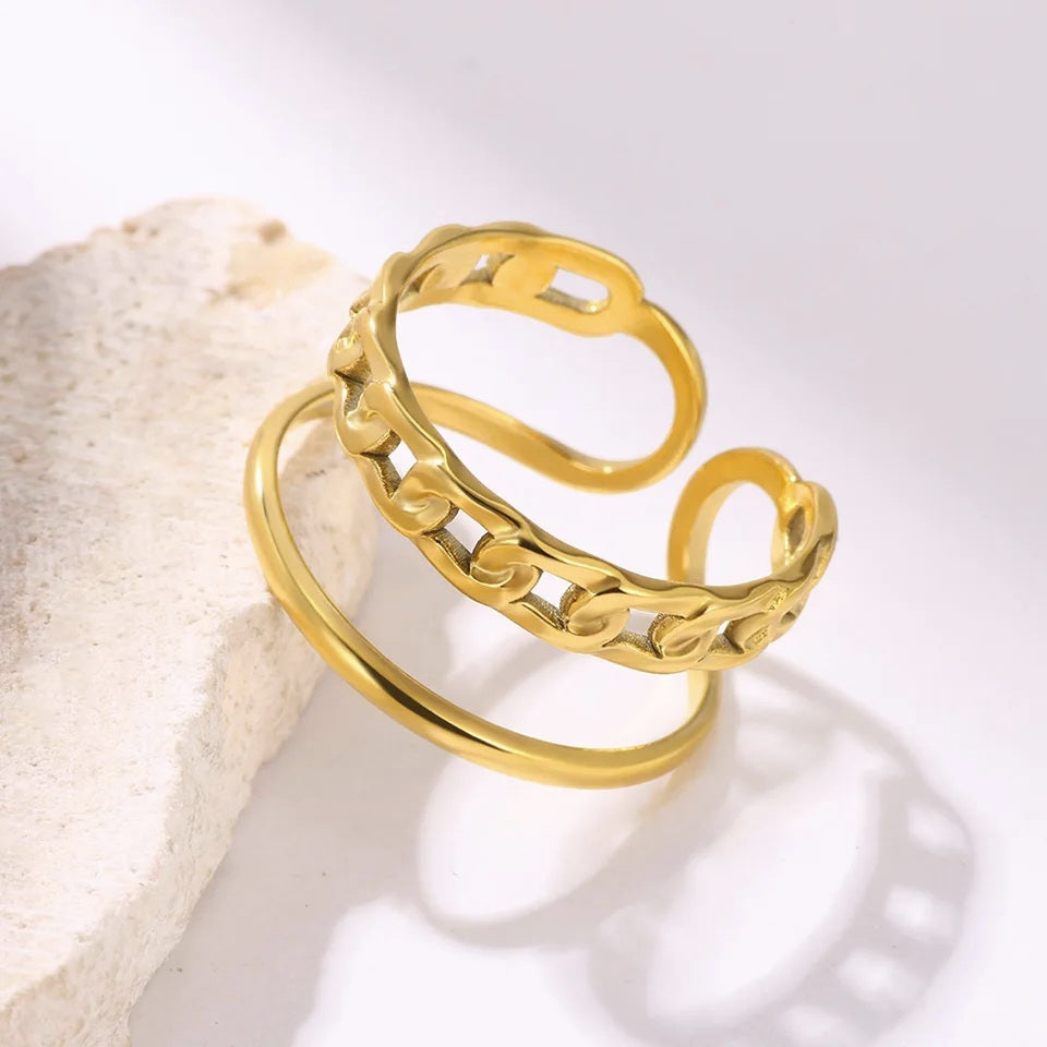 50186 Gold Plated Ring