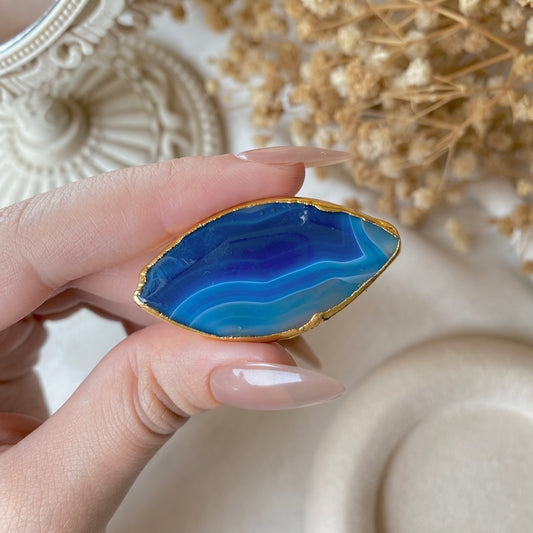 Blue Mirage | Handmade Brooch, Singular Creation