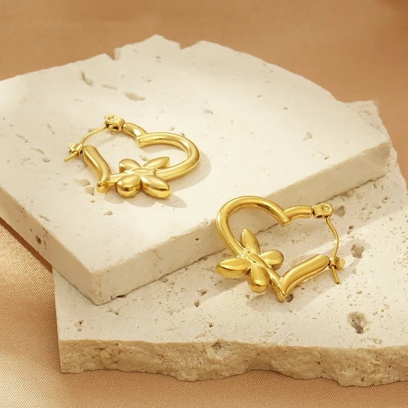 40204 Gold Plated Earrings