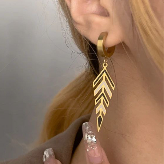 40409 gold plated Earrings