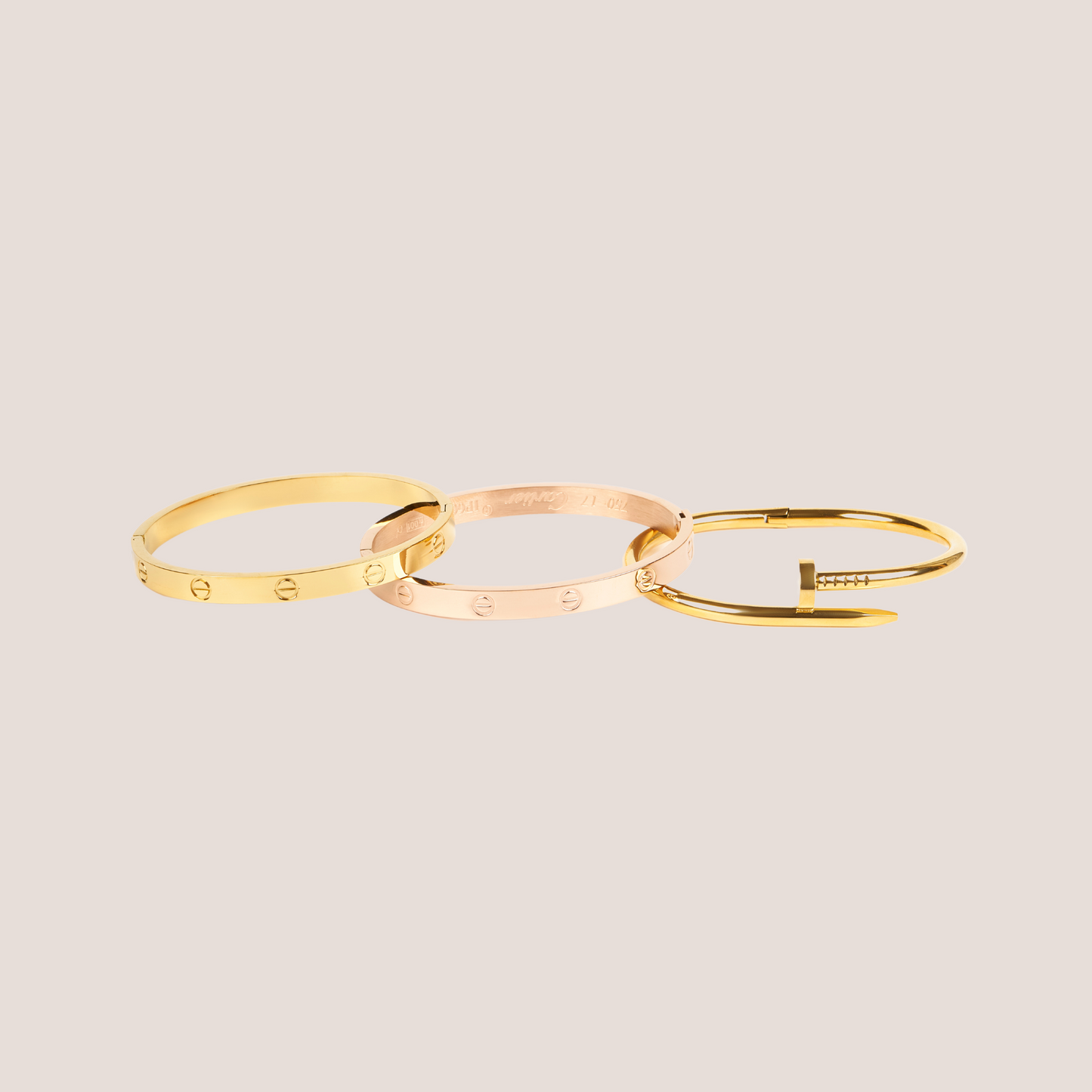 20027-2 Gold plated bangle bracelet