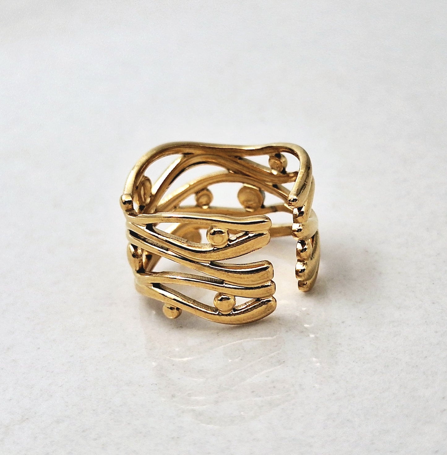 50223 Gold Plated Ring