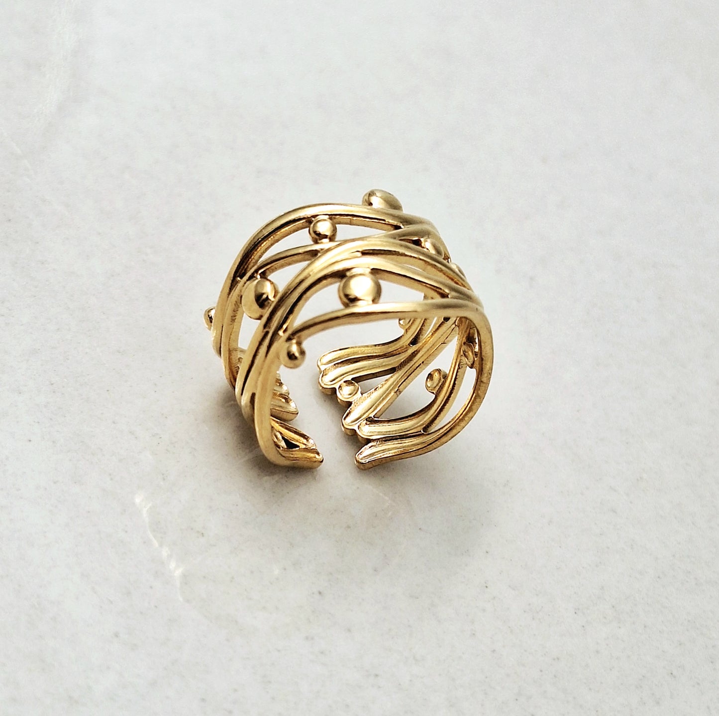 50223 Gold Plated Ring