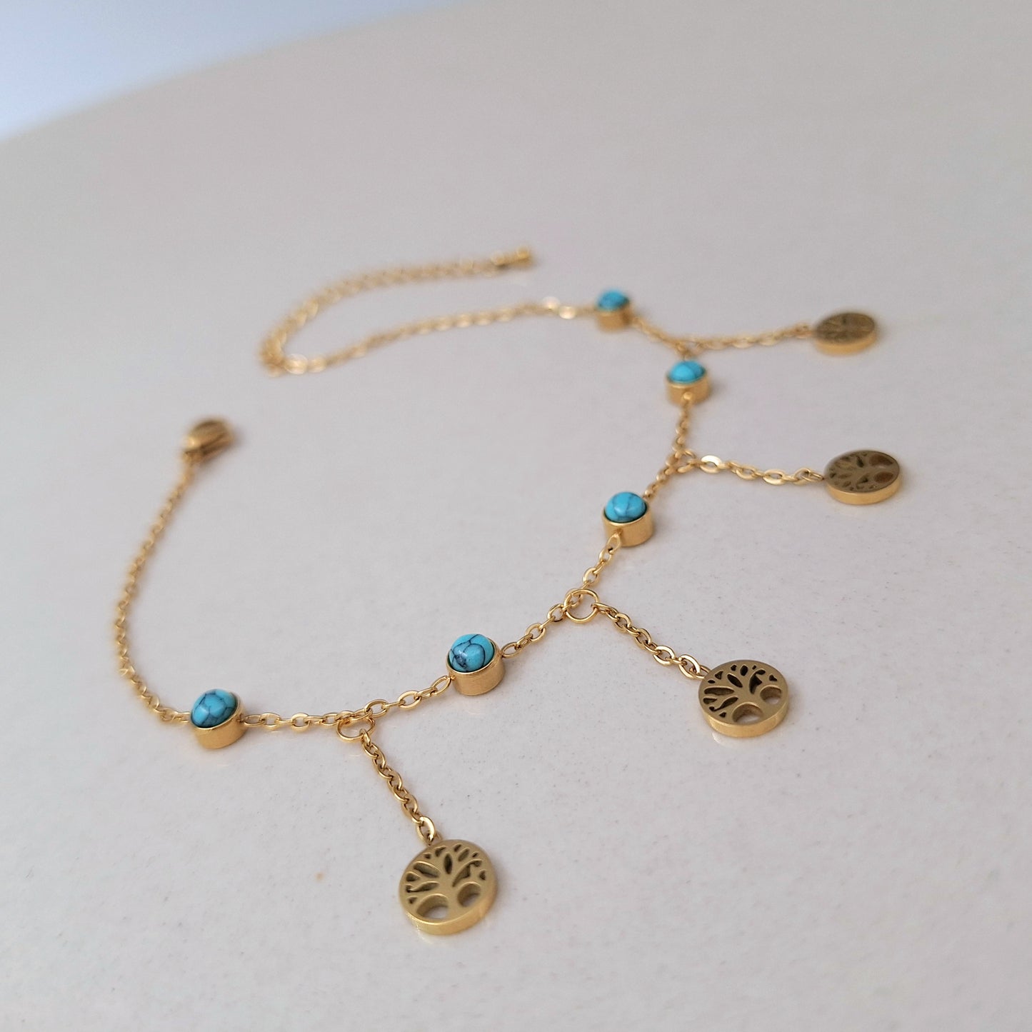 70144 Gold Plated Anklet