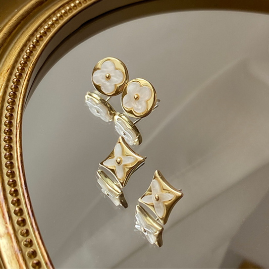 40105 Set of Gold Plated Earrings