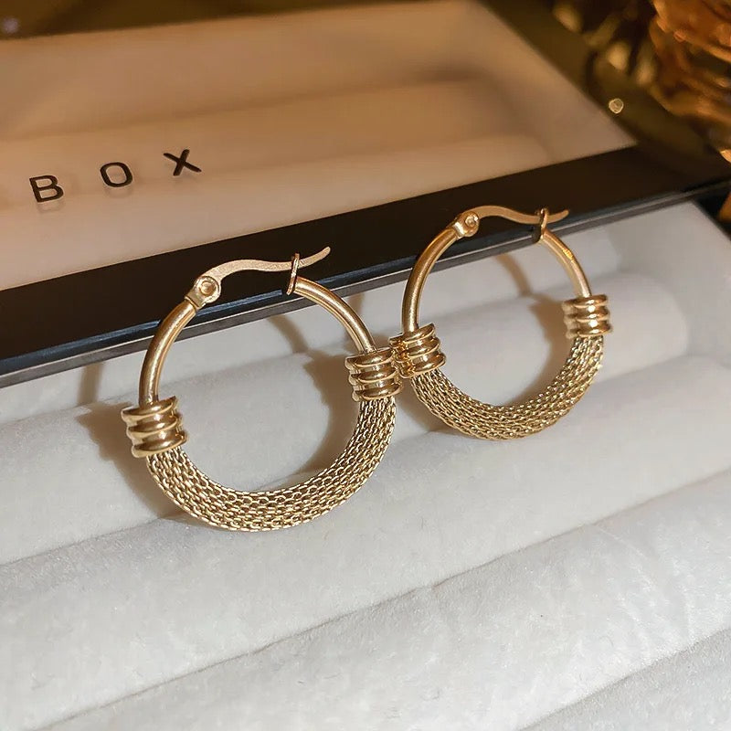 40148 Gold Plated Earrings