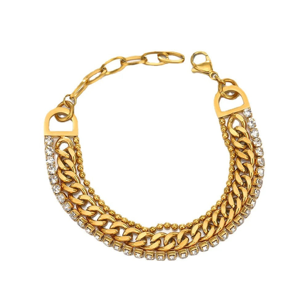 30328 Gold Plated Bracelet