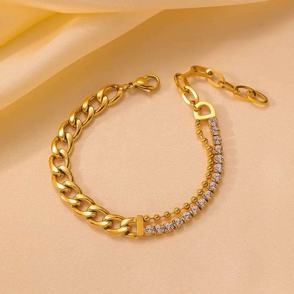 30330 Gold Plated Bracelet