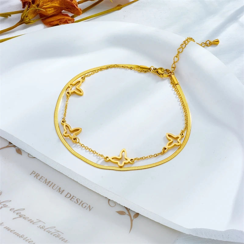 70136 Gold Plated Anklet