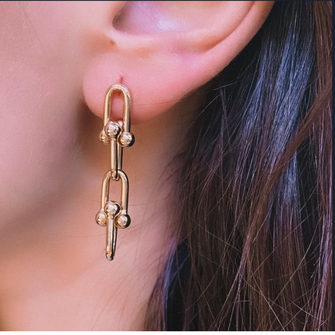 40045 Gold Plated Earrings