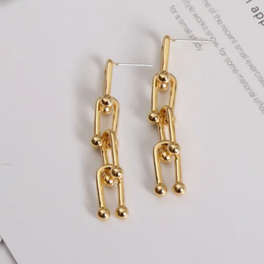 40045 Gold Plated Earrings