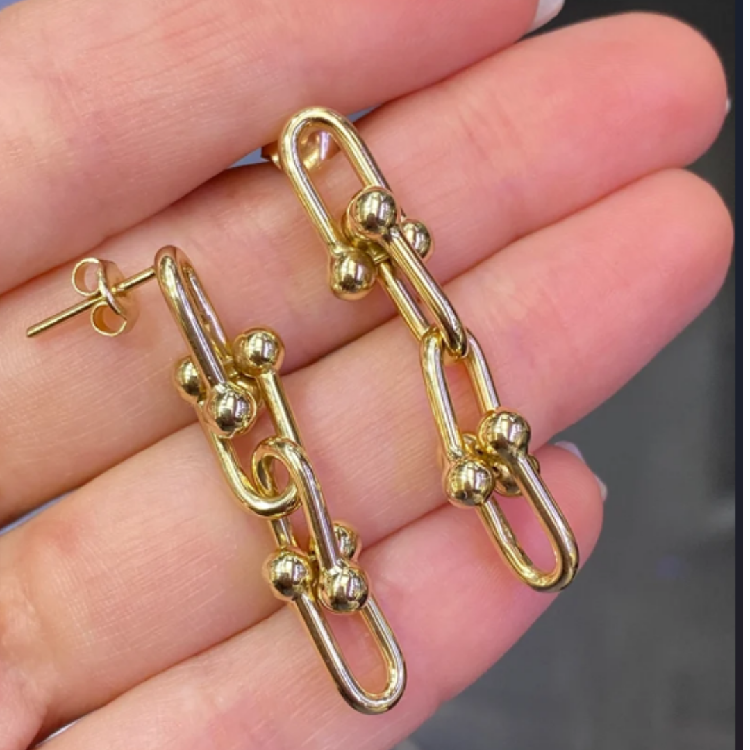 40045 Gold Plated Earrings