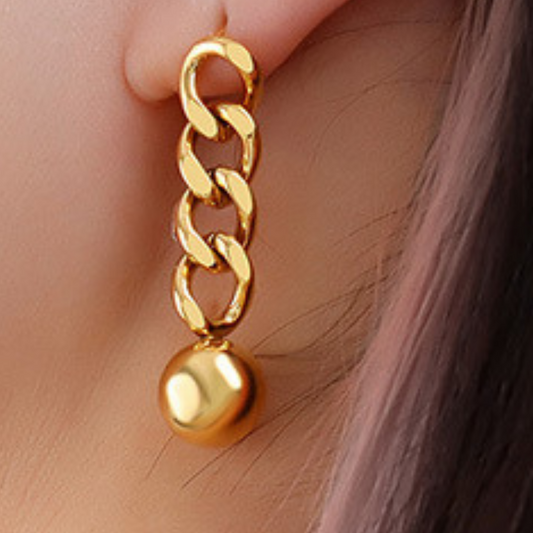 40058 Gold Plated Earrings