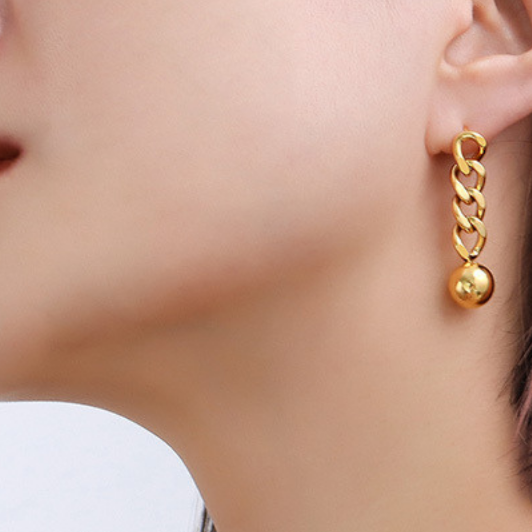 40058 Gold Plated Earrings