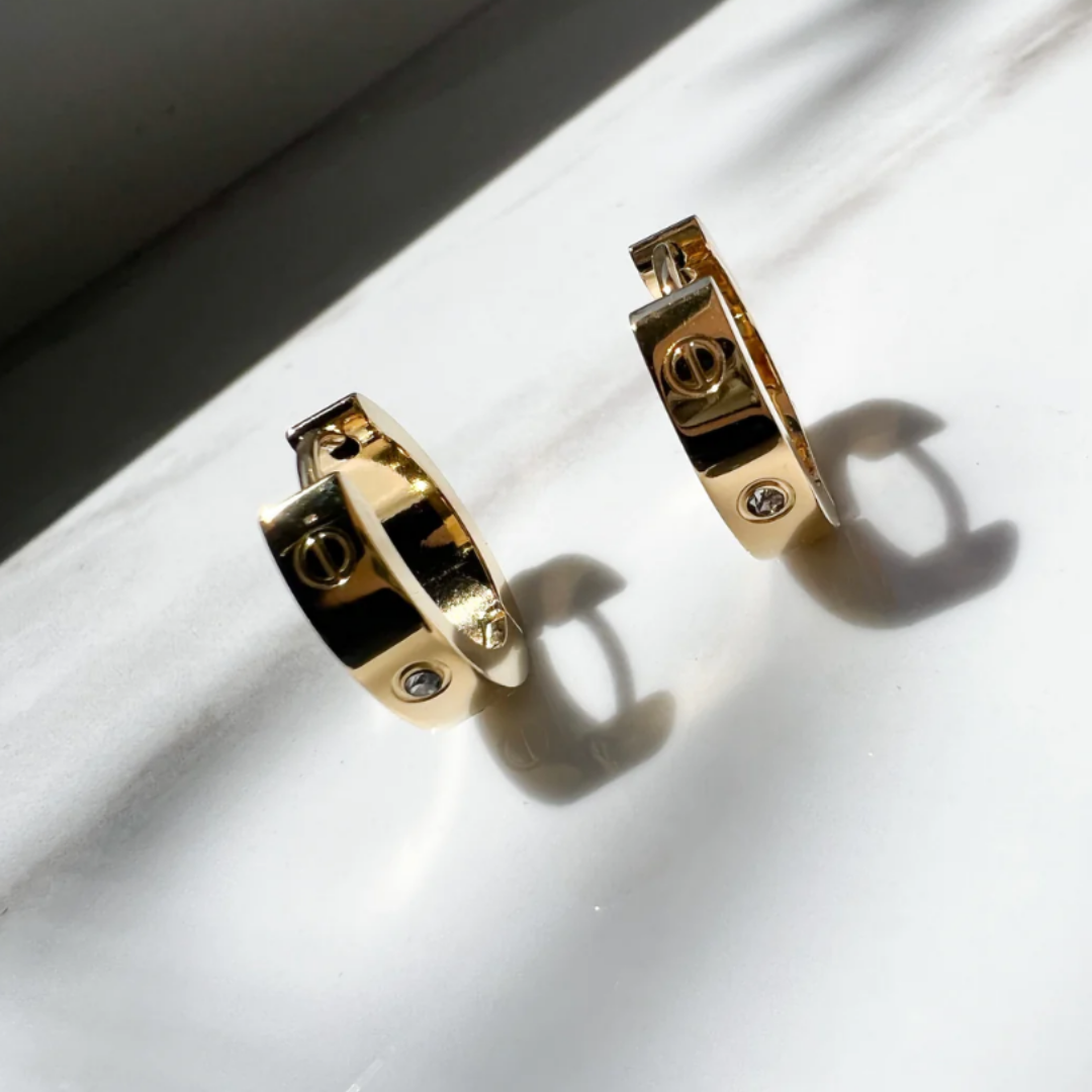 40081 Gold Plated Earrings