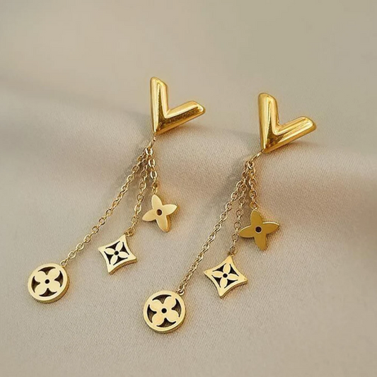 40084 Gold Plated Earrings