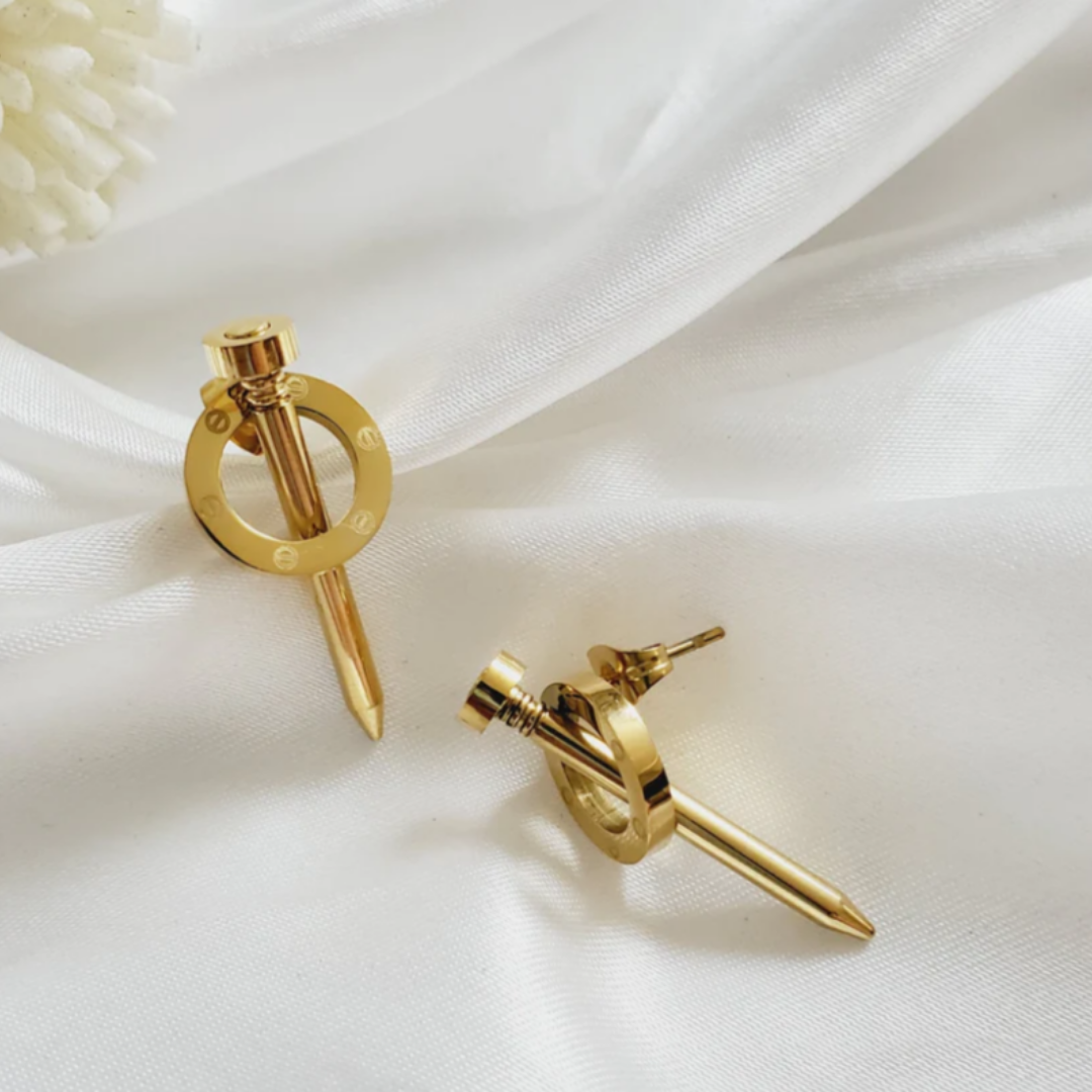 40107 Gold Plated Earrings