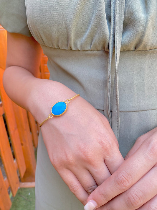 Azure Whisper | Handmade Bracelet, Singular Creation