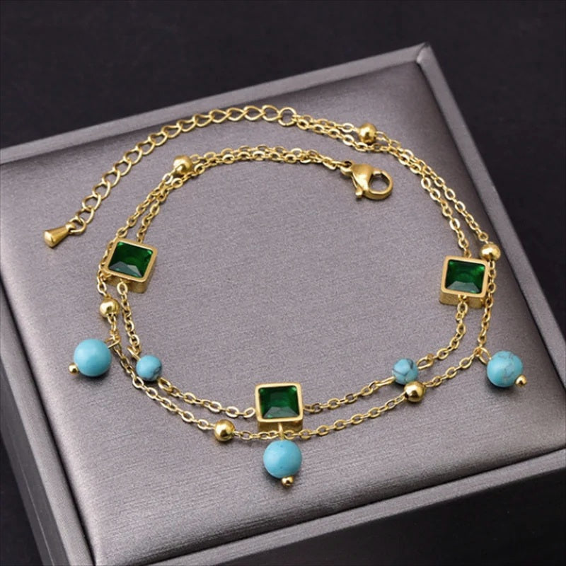 70164 Gold Plated Anklet