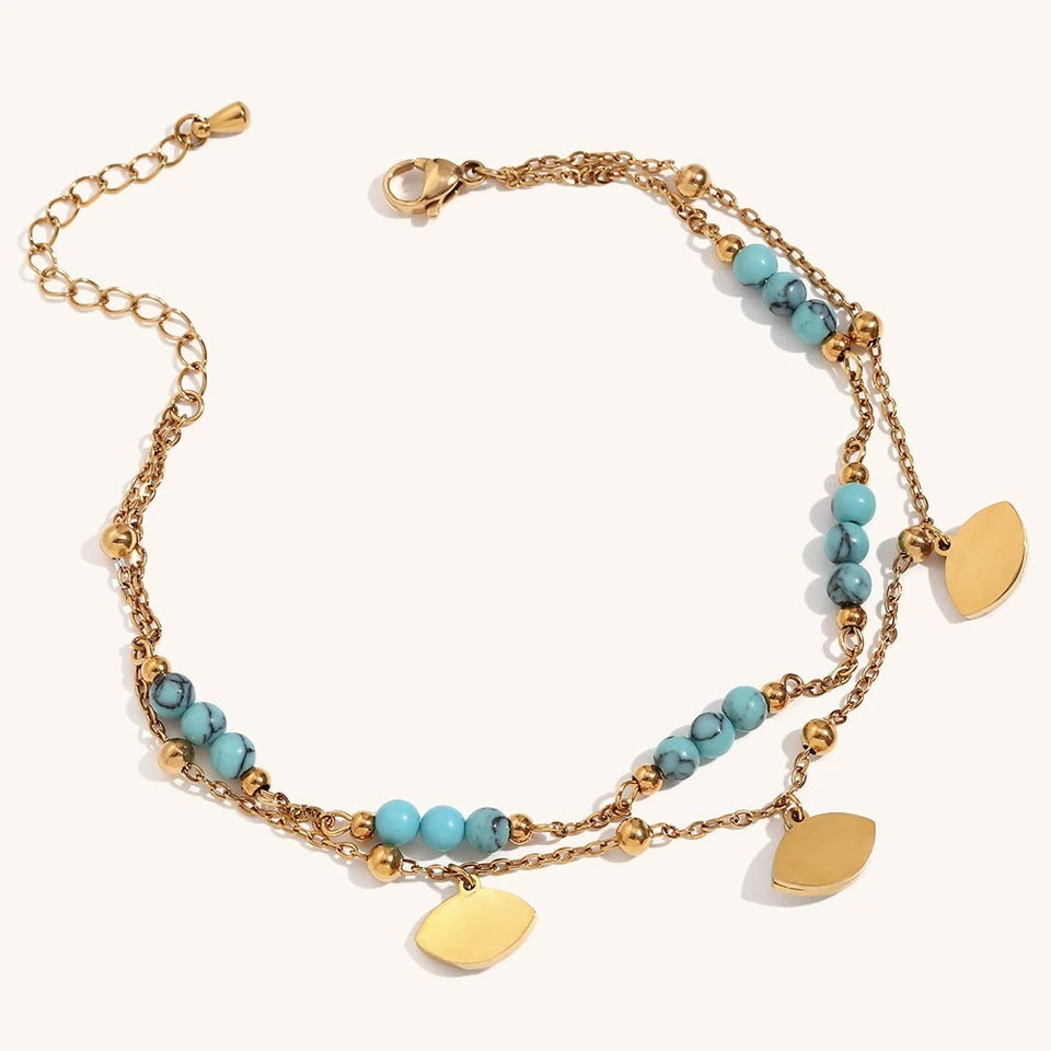 70166 Gold Plated Anklet