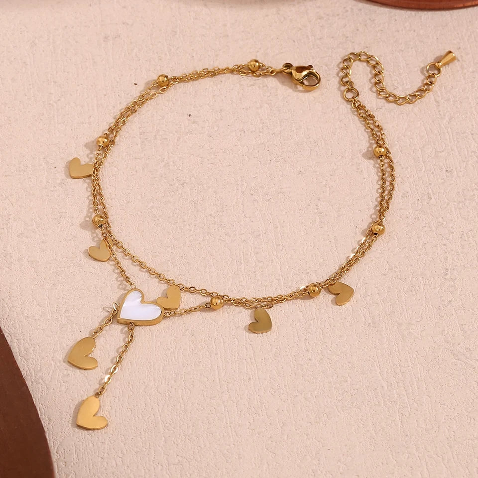 70128 Gold Plated Anklet