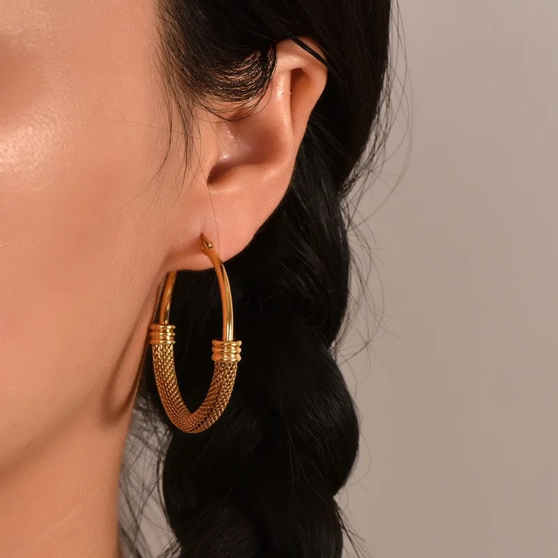 40148 Gold Plated Earrings