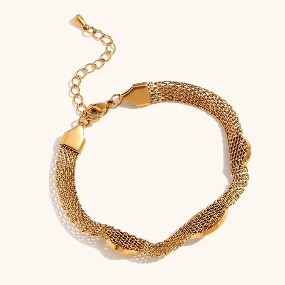 30325 Gold Plated Bracelet