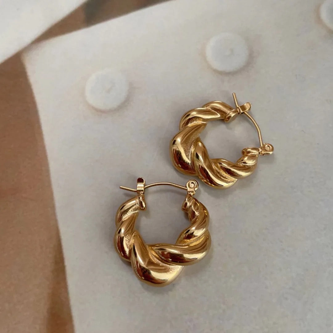 40207 Gold Plated Earrings