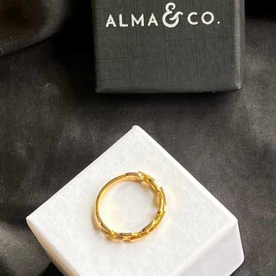 50073 Gold Plated Ring