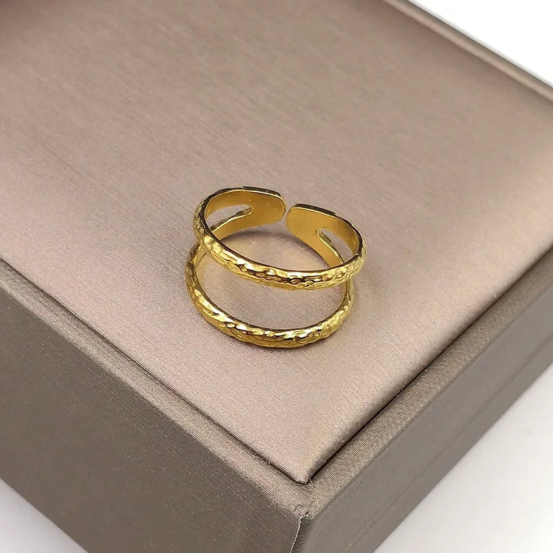 50158Gold Plated Ring